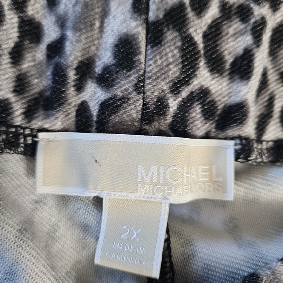 2X Michael Kors Animal Print Jeggings - Picture 1 of 2